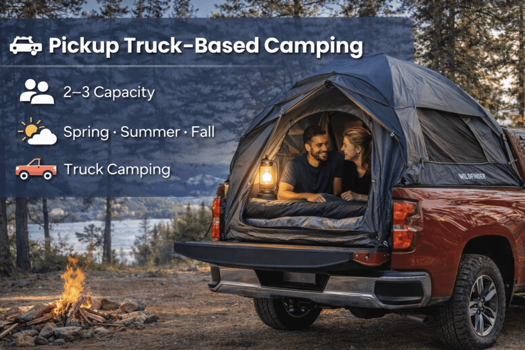 WildFinder Truck Bed Tent - Pickup Truck–Based Camping